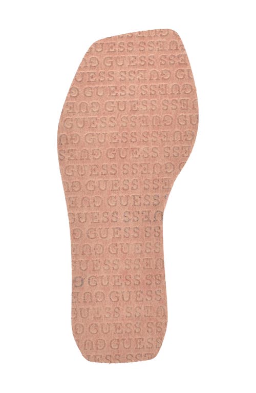 Guess Damani Platform Wedge Sandal In Pink