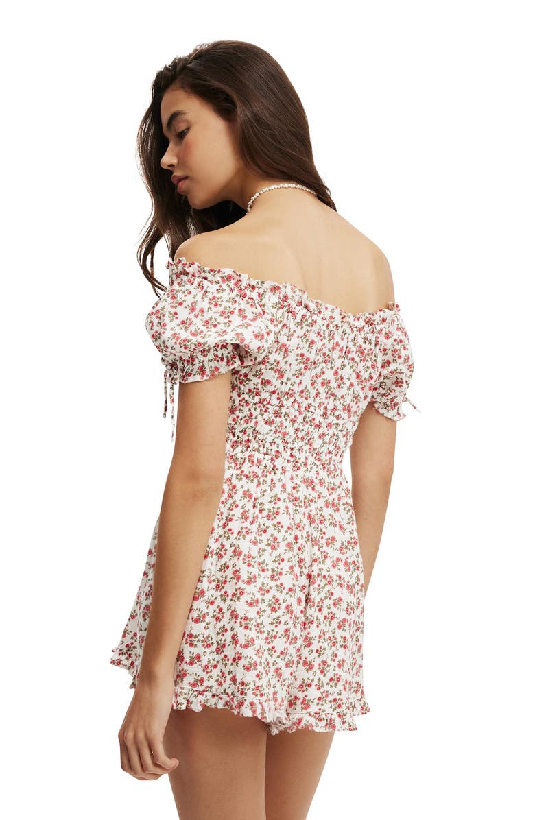 Cotton On Women's Sadie Button Through Playsuit, Alternate, color,