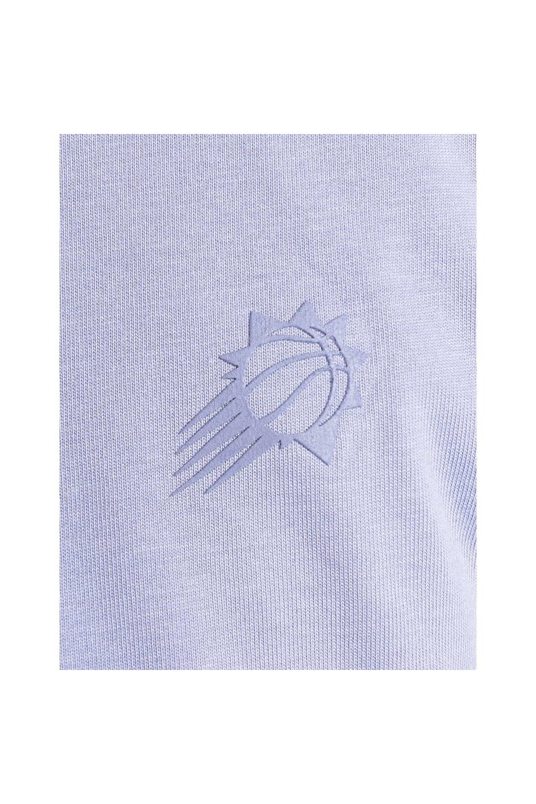 Men's Lusso Purple Phoenix Suns Nola Faded Tonal Cropped T-Shirt, Alternate, color, Purple