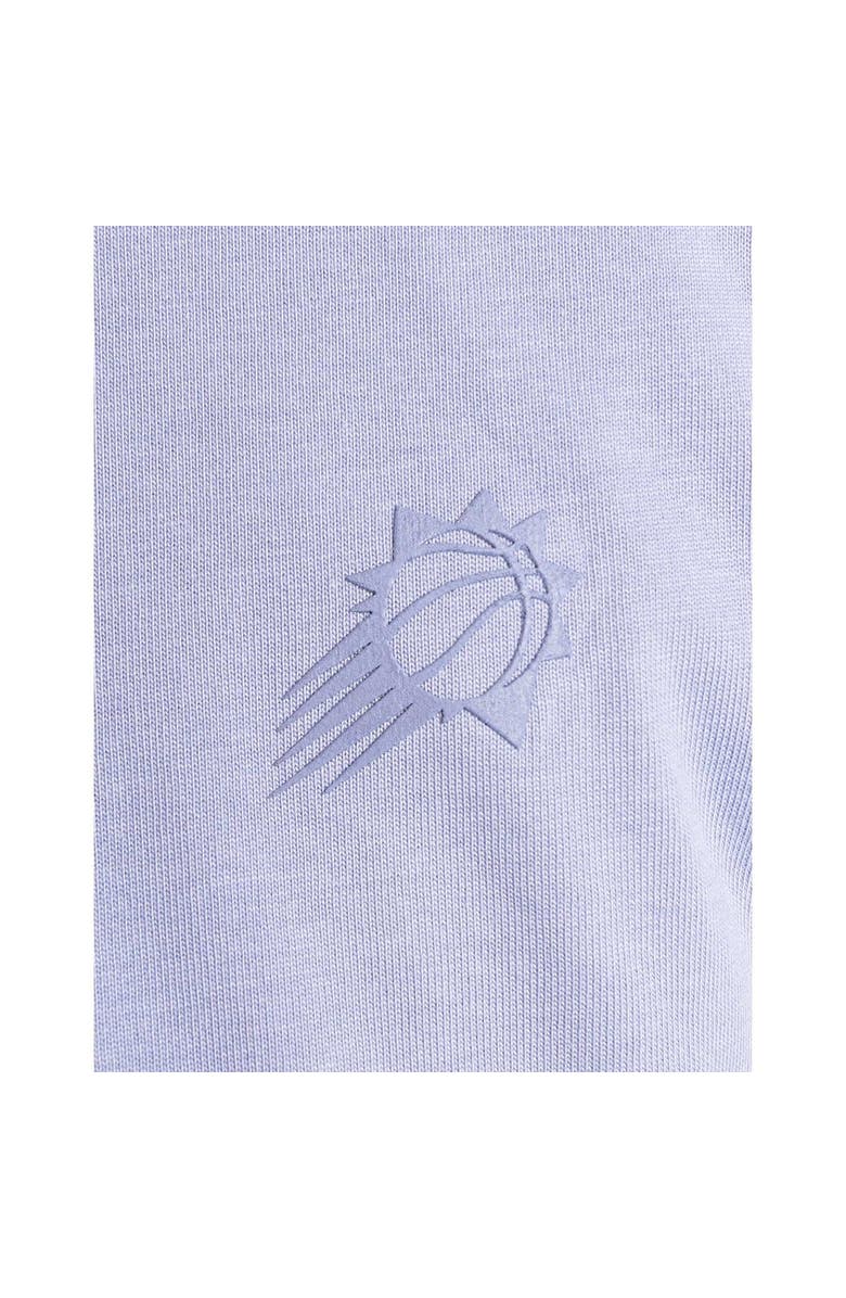 LUSSO Men's Lusso Purple Phoenix Suns Nola Faded Tonal Cropped T-Shirt, Alternate, color, Purple