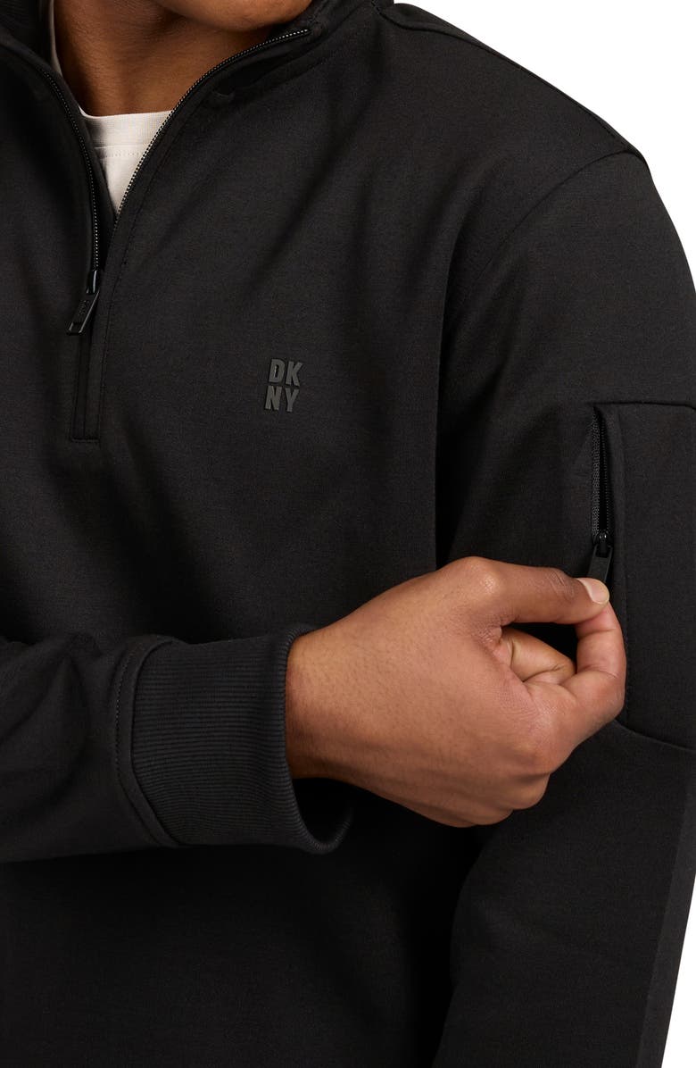 DKNY Noah Quarter Zip Pullover, Alternate, color, 