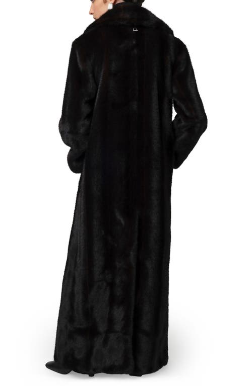 Apparis Gabrielle Faux Fur Coat In Black