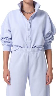 Citizens of Humanity Mirelle Oversize Henley Sweatshirt