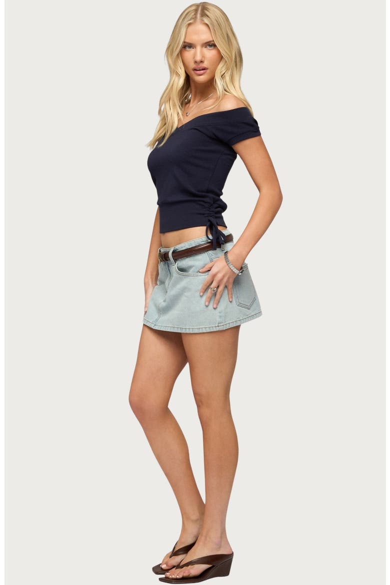 Marula Wide V-Neck Top, Alternate, color, NAVY