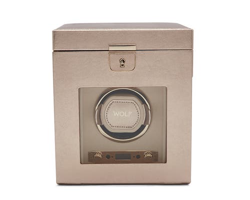 Wolf Palermo Single Watch Winder In Rose Gold