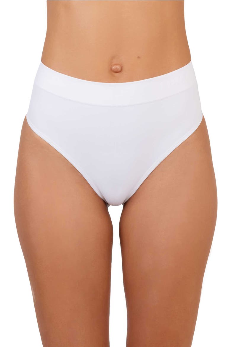 High Sculpt Thong, Alternate, color, White