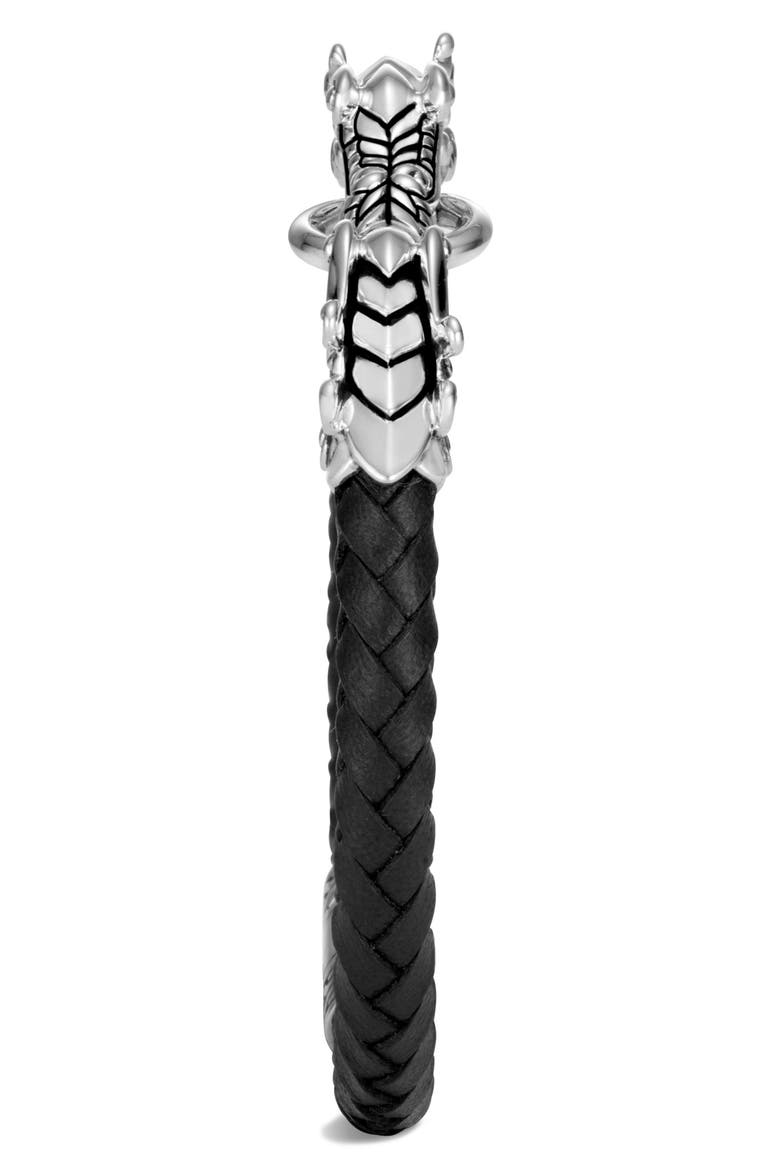 Legends Naga Double Dragon Bracelet, Alternate, color, SILVER
