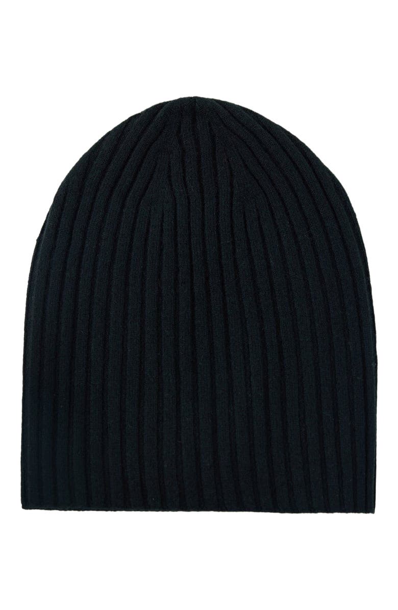 GOBI Mongolian Cashmere Cashmere Rib Knit Hat, Main, color, 