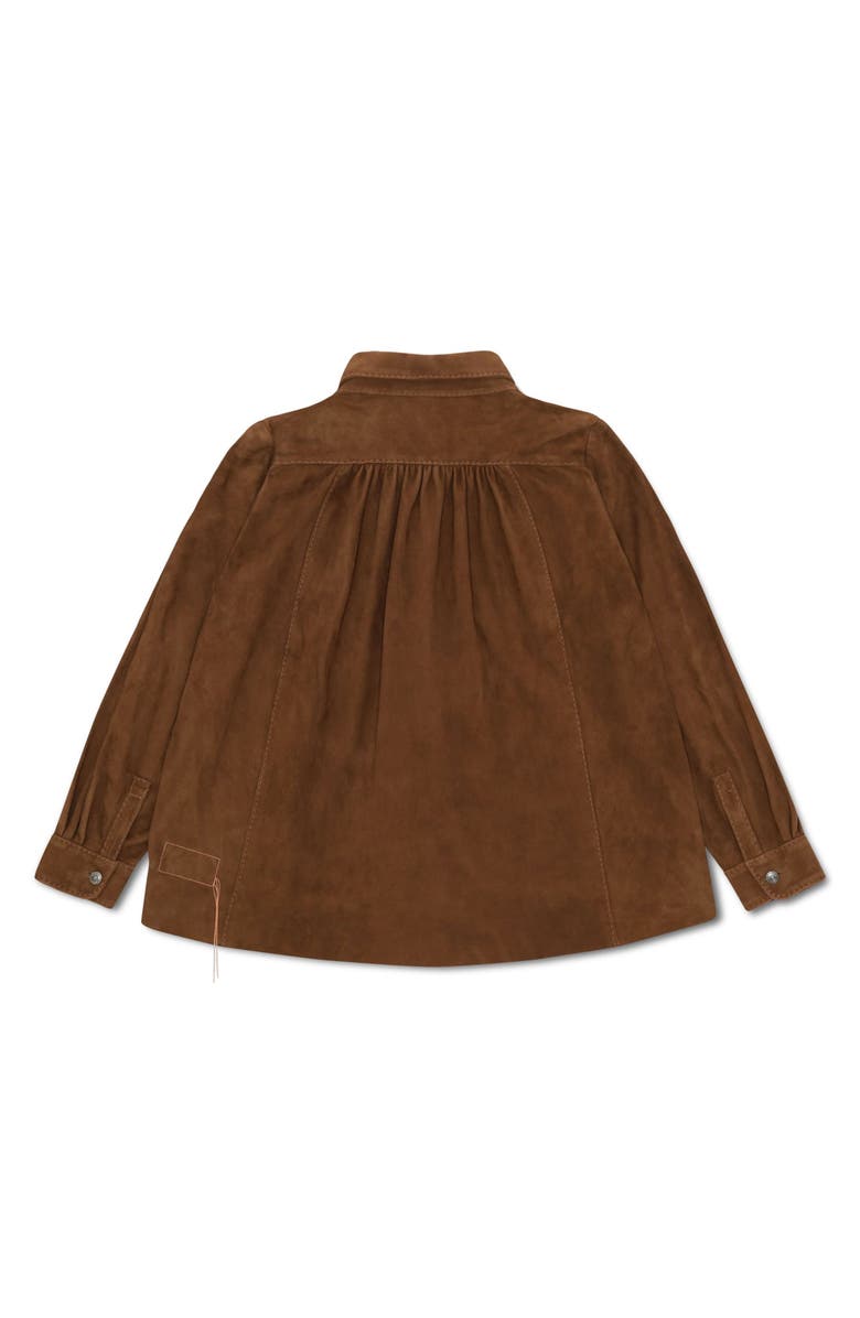 Fortela Texan Suede Shirt, Alternate, color, Brown
