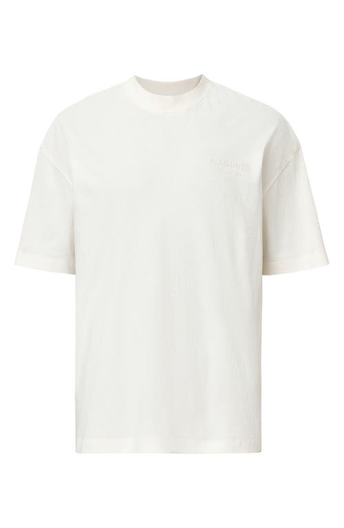 Allsaints Xander Short Sleeve Crewneck Graphic T-shirt In Neutral