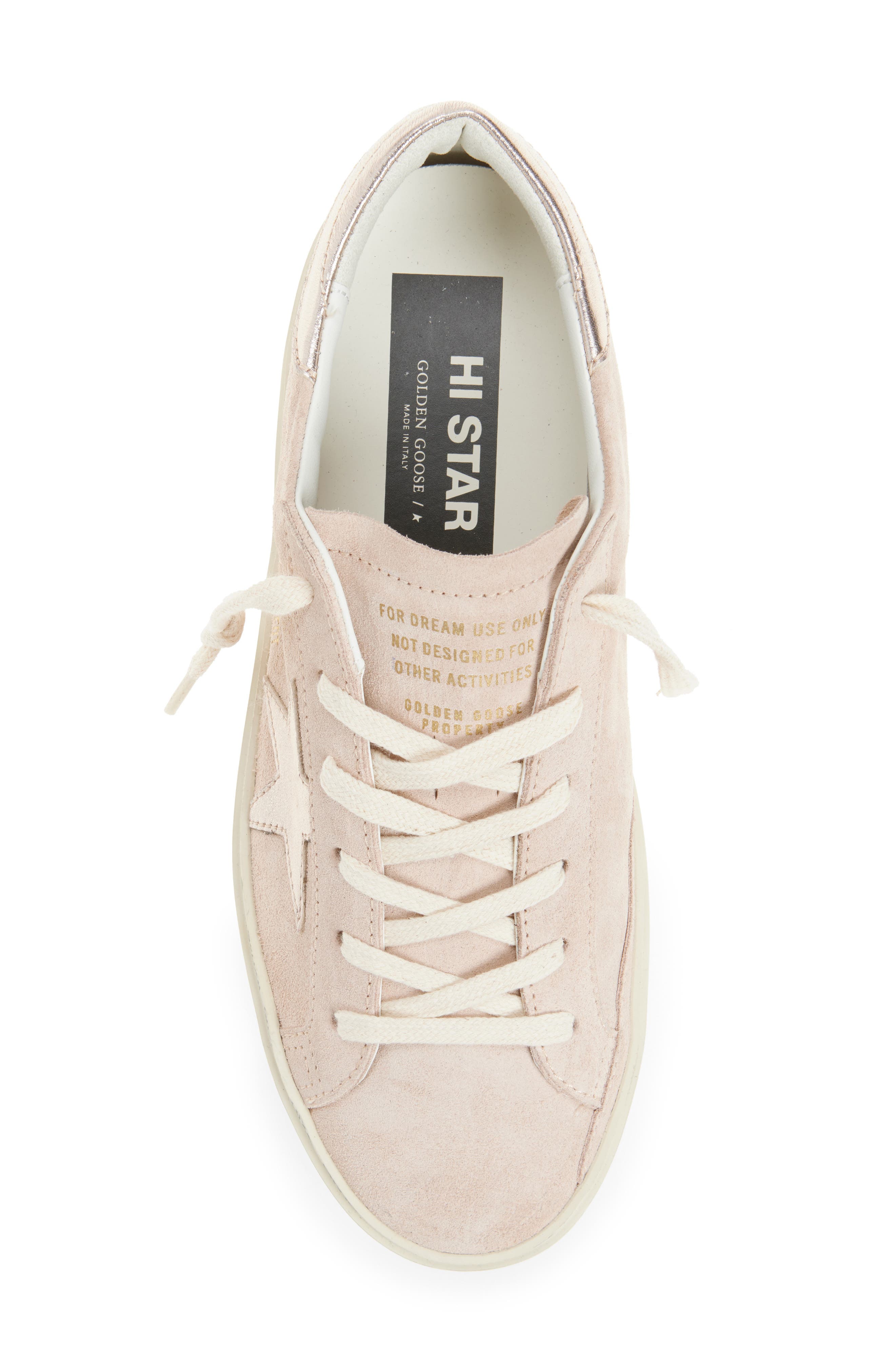 Golden Goose Hi Star Low Top Platform Sneaker, Alternate, color, Moonlight/ Rose Quarz