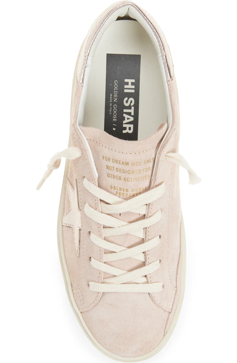 Golden Goose Hi Star Low Top Platform Sneaker, Alternate, color, Moonlight/ Rose Quarz