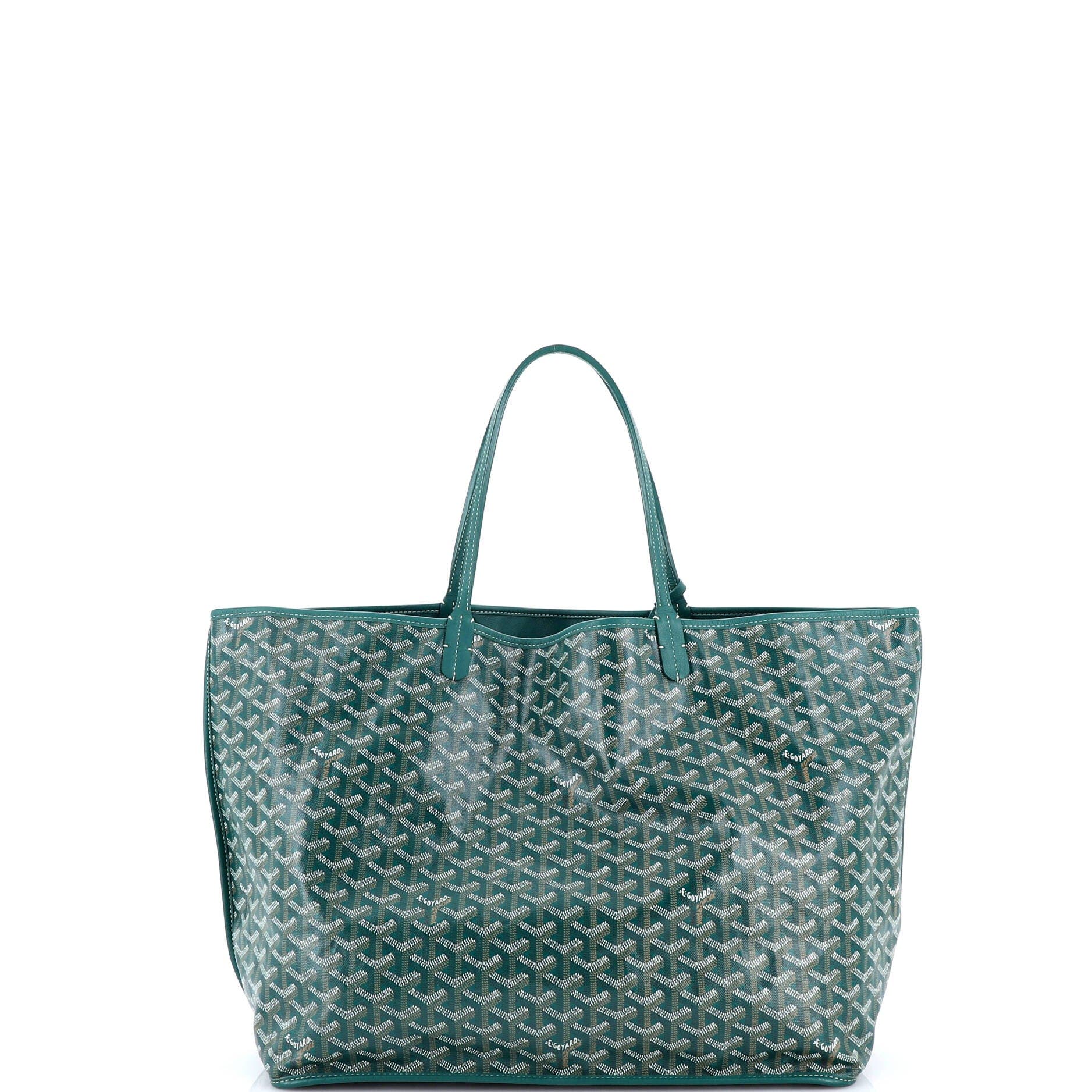 Pre-Owned Goyard Anjou Reversible Tote Coated Canvas GM, Alternate, color, Green