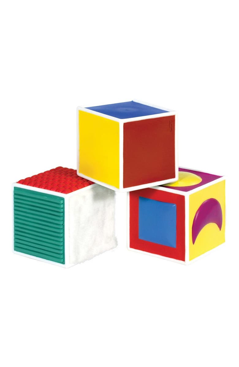 Kaplan Early Learning Company Soft Tactile Blocks - Set of 3, Main, color, Multicolor