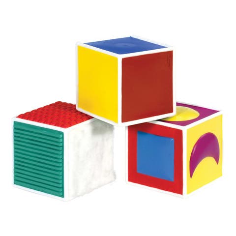 Soft Tactile Blocks - Set of 3