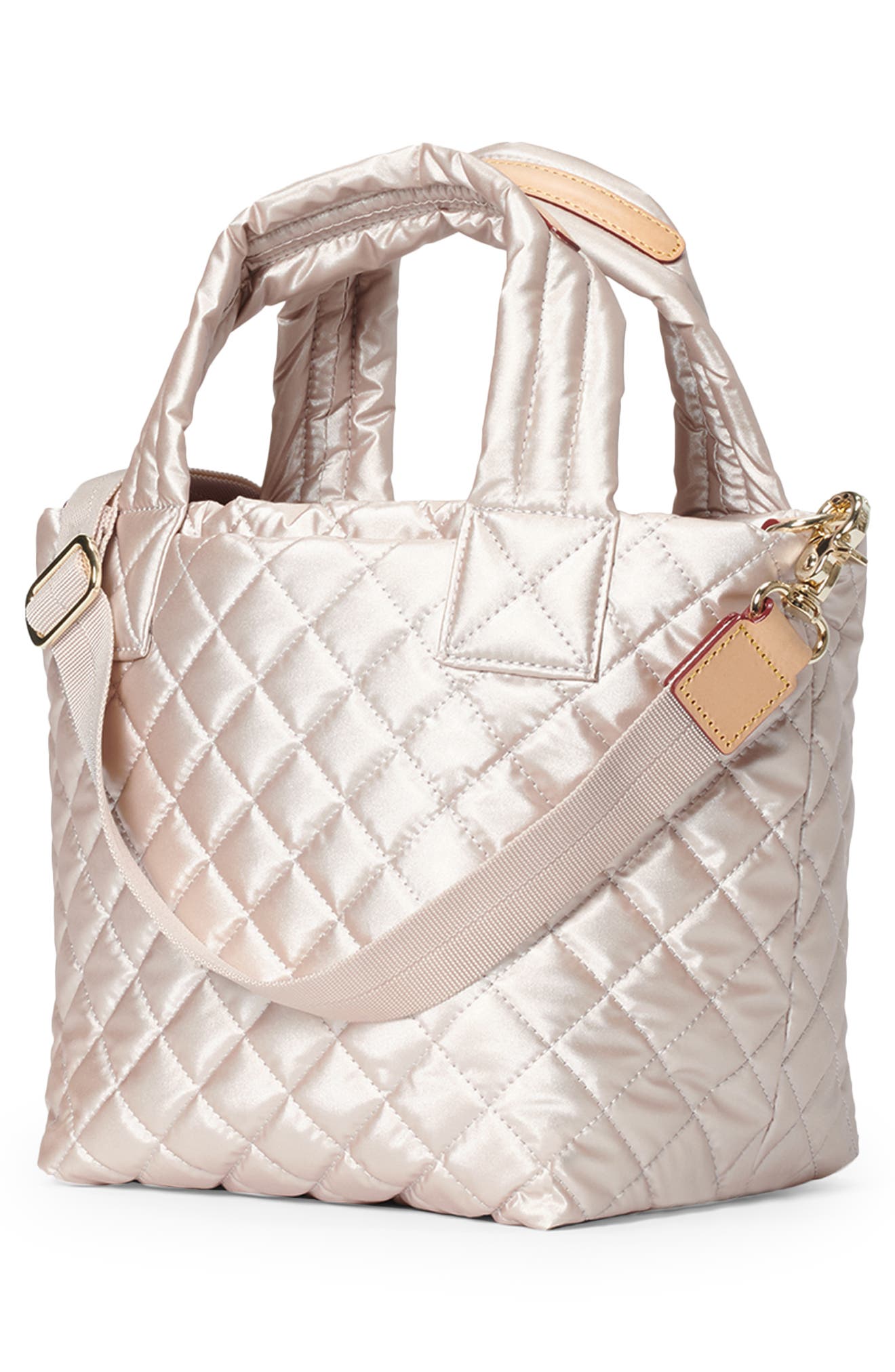 MZ Wallace Mini Metro Quilted Nylon Tote, Zip Pouch & Cuff Bundle, Alternate, color, 