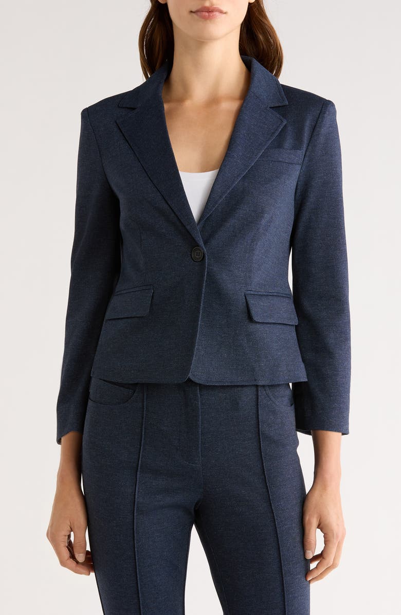 Halogen<sup>®</sup> Easy Single Breasted Blazer, Alternate, color, Indigo Navy