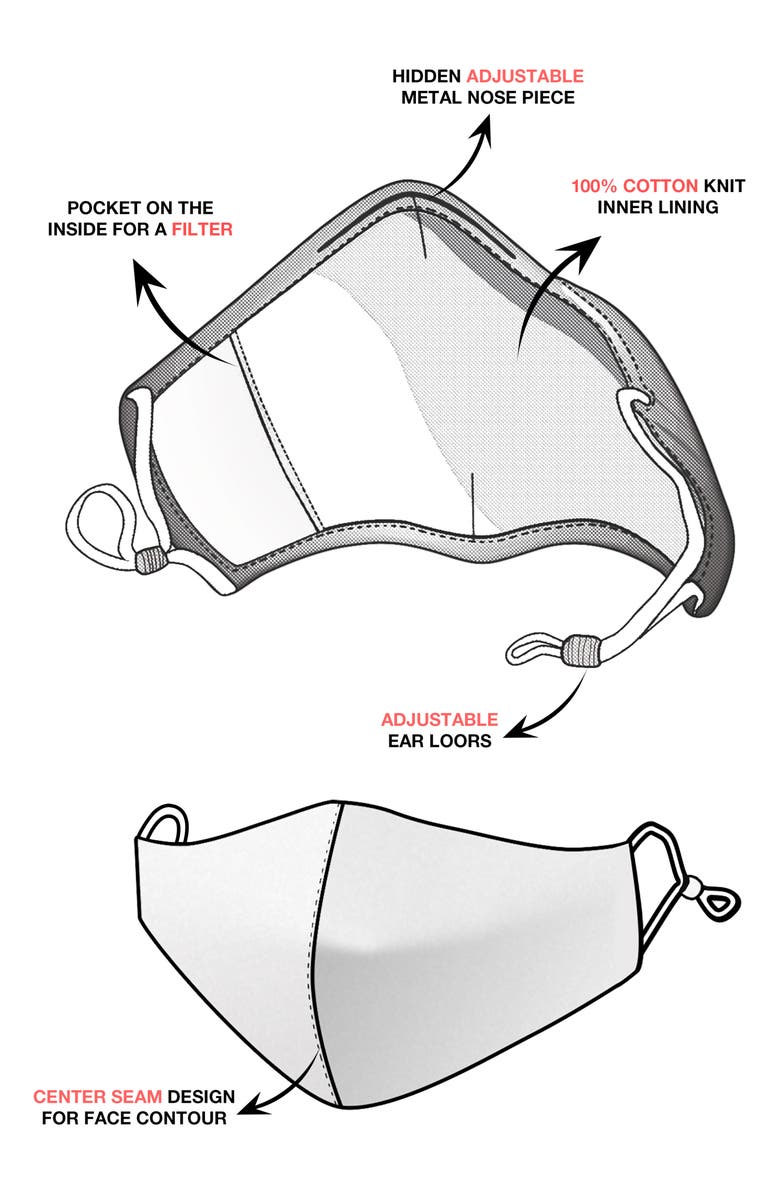 LOVE CHANGES Assorted 3-Pack Adult Face Masks, Alternate, color,