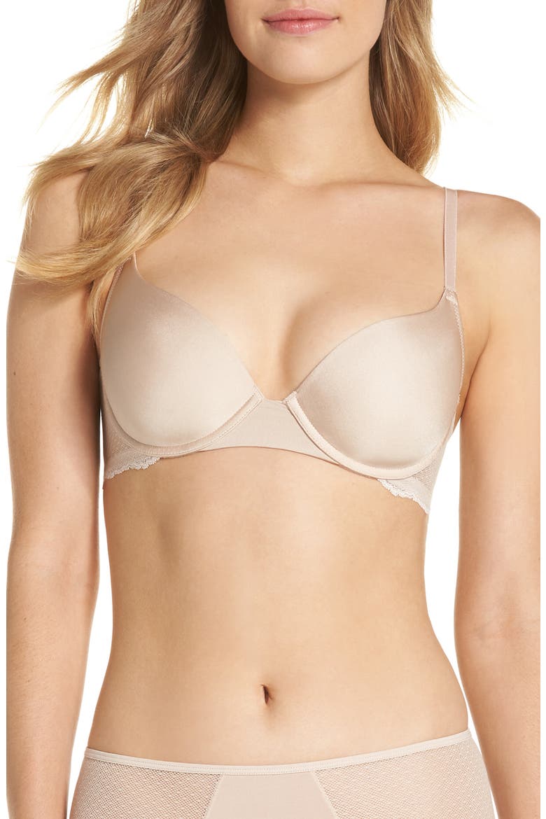 Beloved Underwire T-Shirt Bra, Main, color, CASHMERE