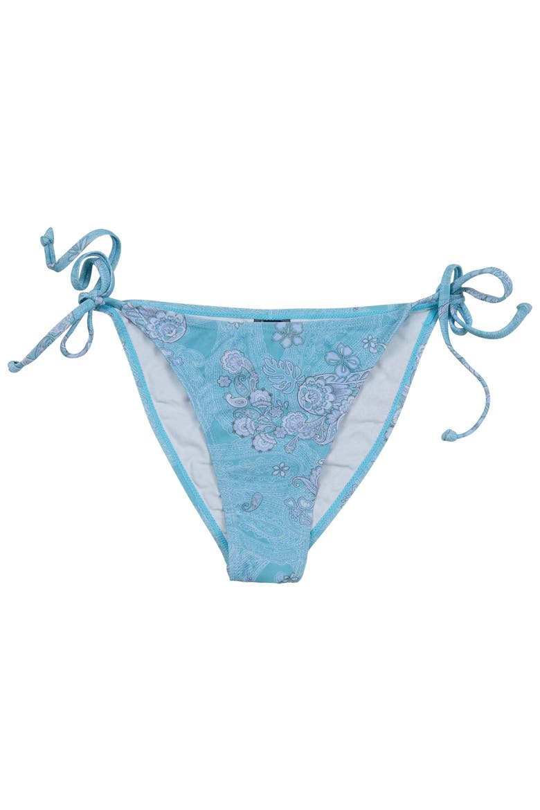 Paisley Explosion Womens Bikini Bottom, Alternate, color, Paisley Explosion Teal