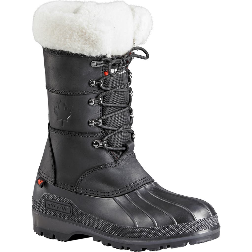 Baffin Maple Leaf Snow Boot In Black