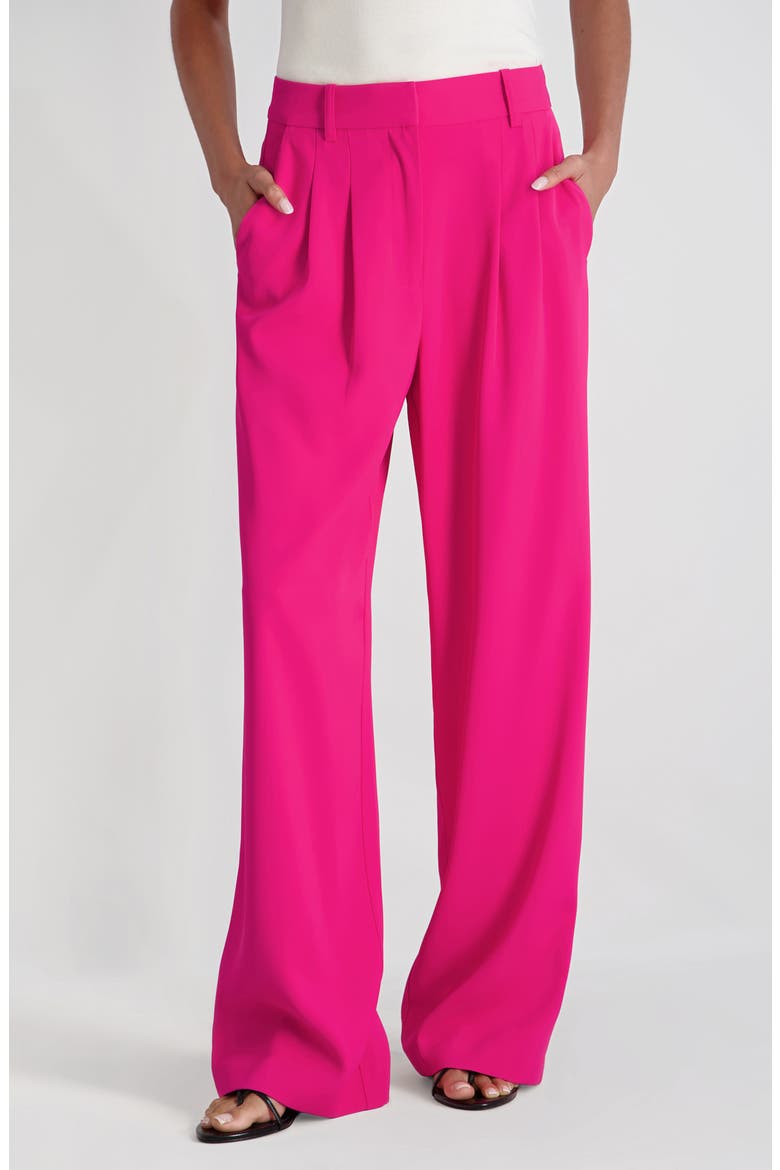 Harrie Wide Leg Suiting Pants, Main, color, 80-ELECTRIC PINK