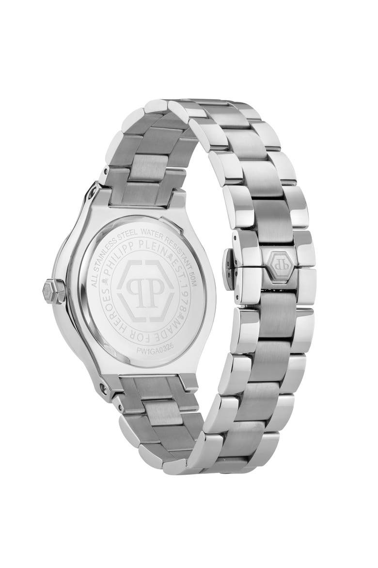 Plein Underdog Multifunction Bracelet Watch Men, Alternate, color, Silver/Black