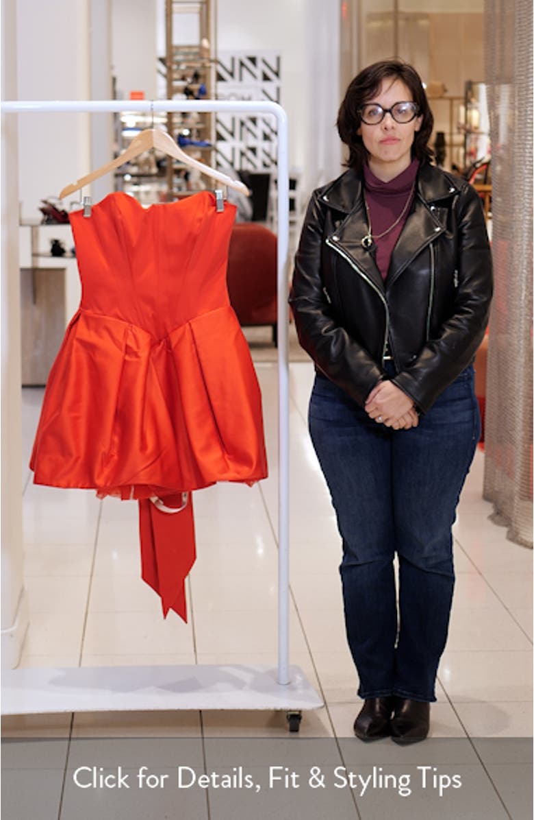 Salome Corset Strapless Minidress, sales video thumbnail