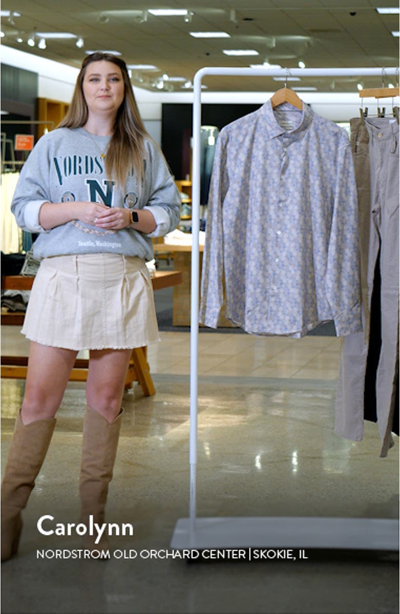 Jax OoohCotton<sup>®</sup> Dot Print Button-Up Shirt, sales video thumbnail