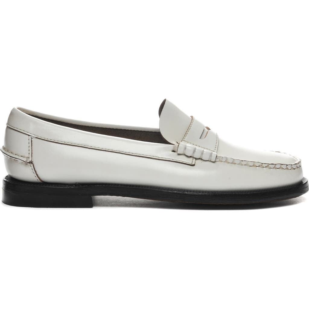 Sebago Classic Dan Penny Loafer in White