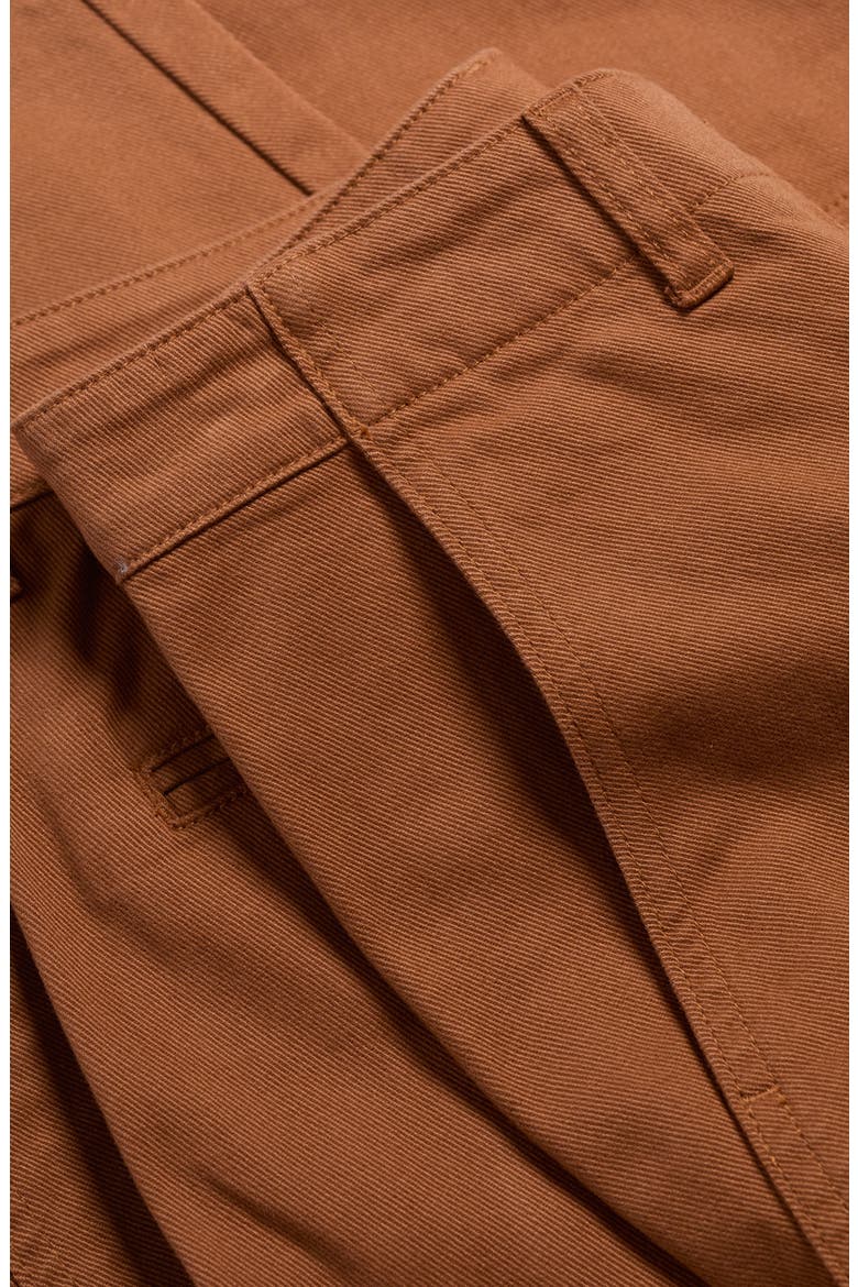 Painted Forms Ankle Barrel Leg Organic Cotton Pants, Alternate, color, DARK FLAX