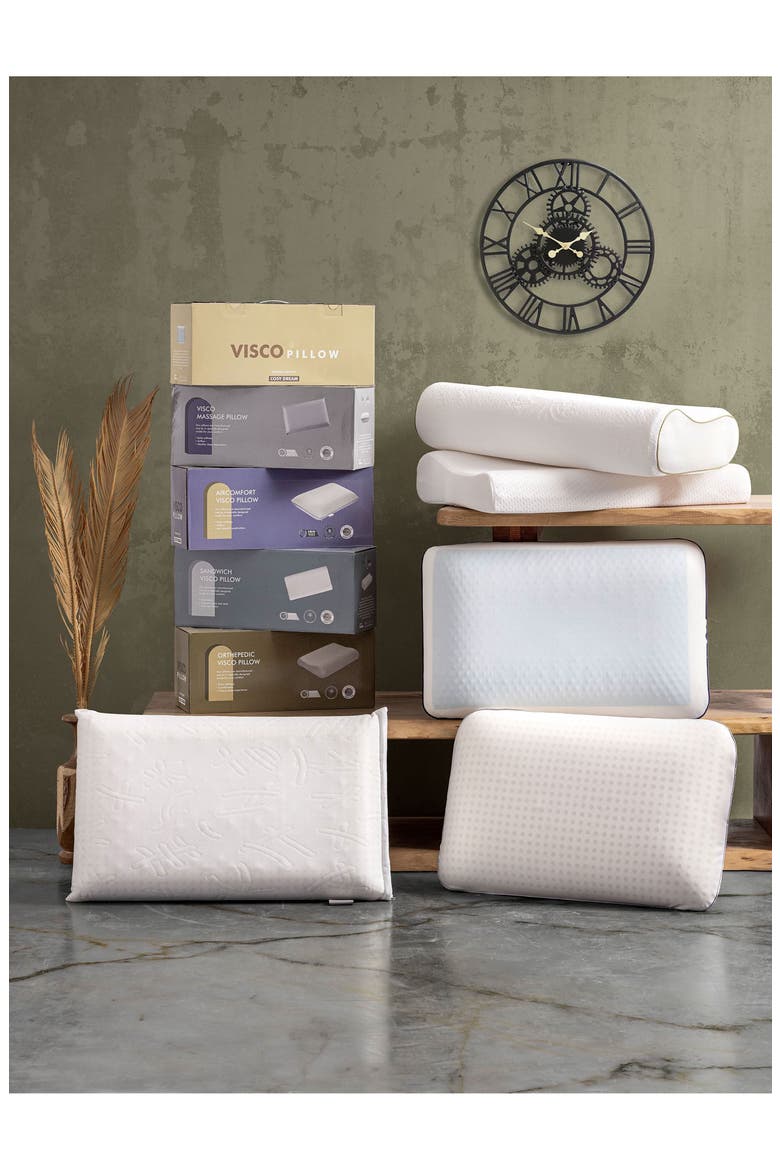 Aircomfort Pillow, Alternate, color, WHITE