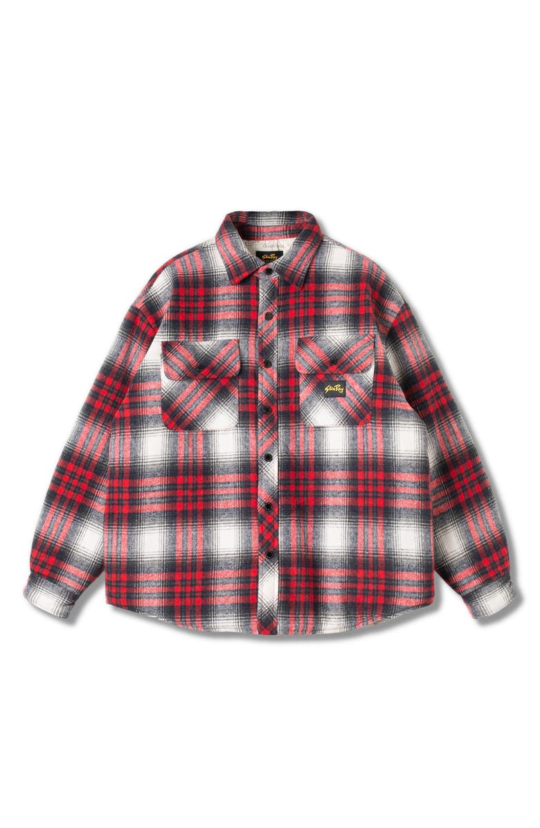 STAN RAY Plaid Overshirt, Alternate, color,