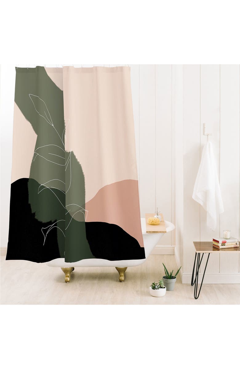 Deny Designs Boho Print Shower Curtain, Alternate, color,