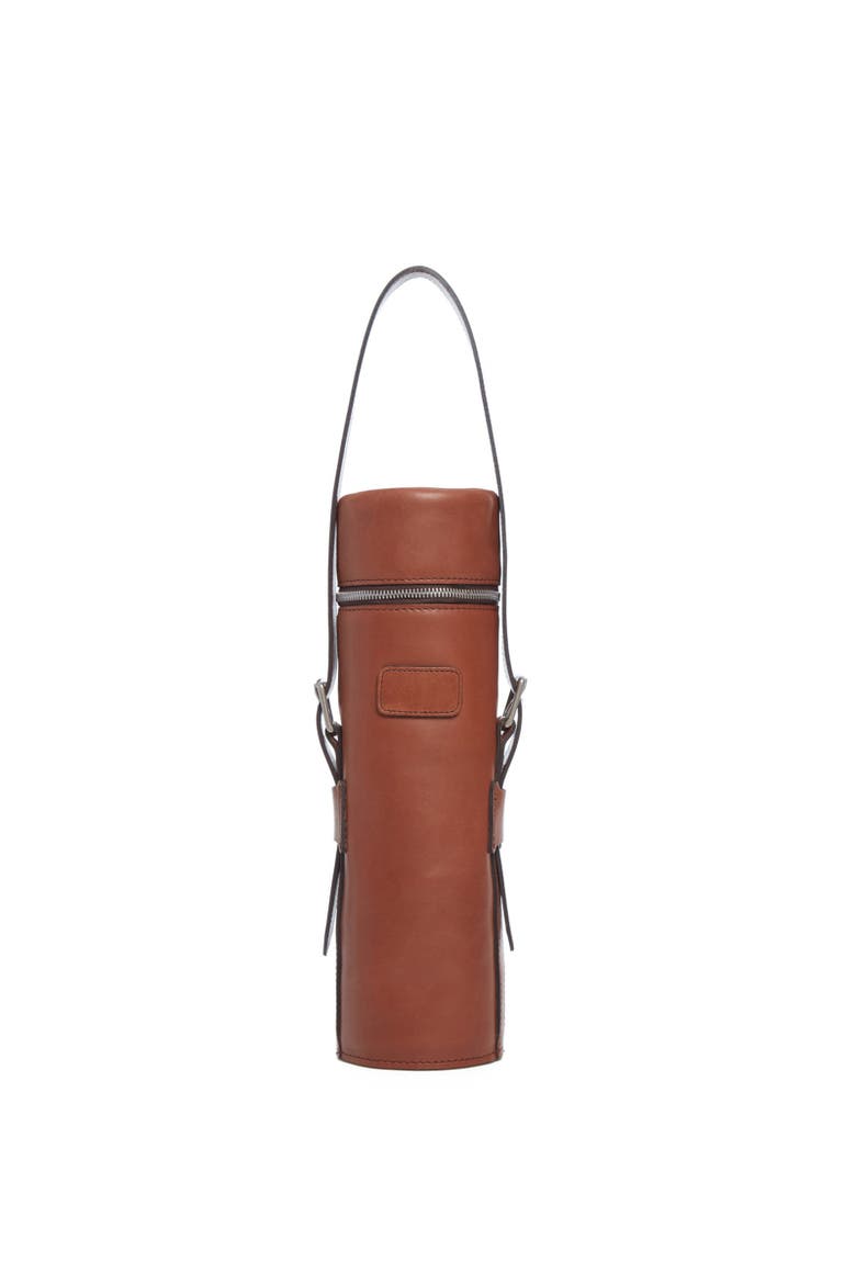 Bellevue Leather Bottle Bag, Main, color, Brown