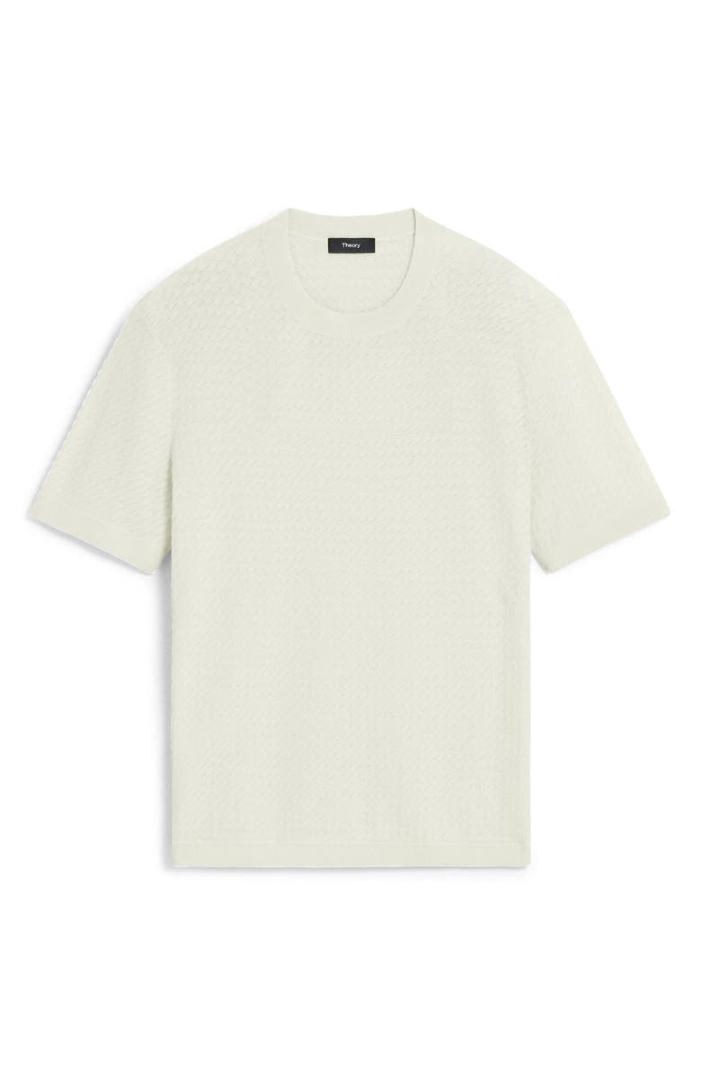 Theory Damian Tactile Crewneck T-Shirt, Alternate, color, Eggshell