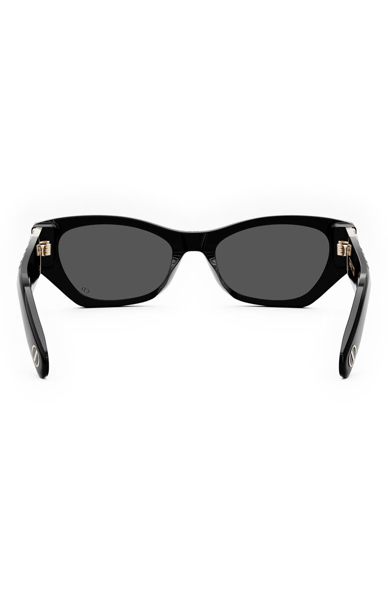 DIOR Lady 95.22 B1I 53mm Butterfly Sunglasses, Alternate, color, 