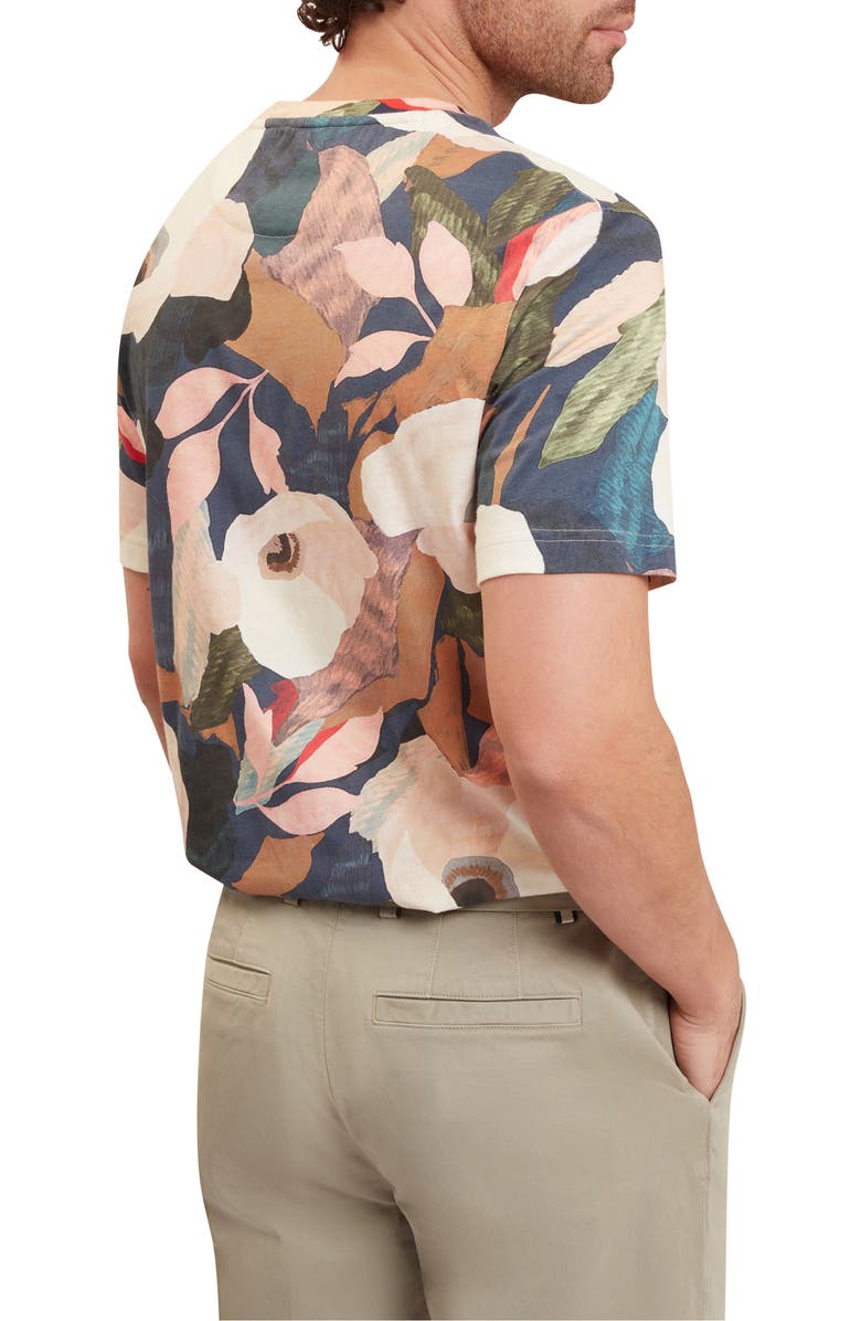 Ted Baker Dowlle Floral T-Shirt, Alternate, color, Blue And Cream