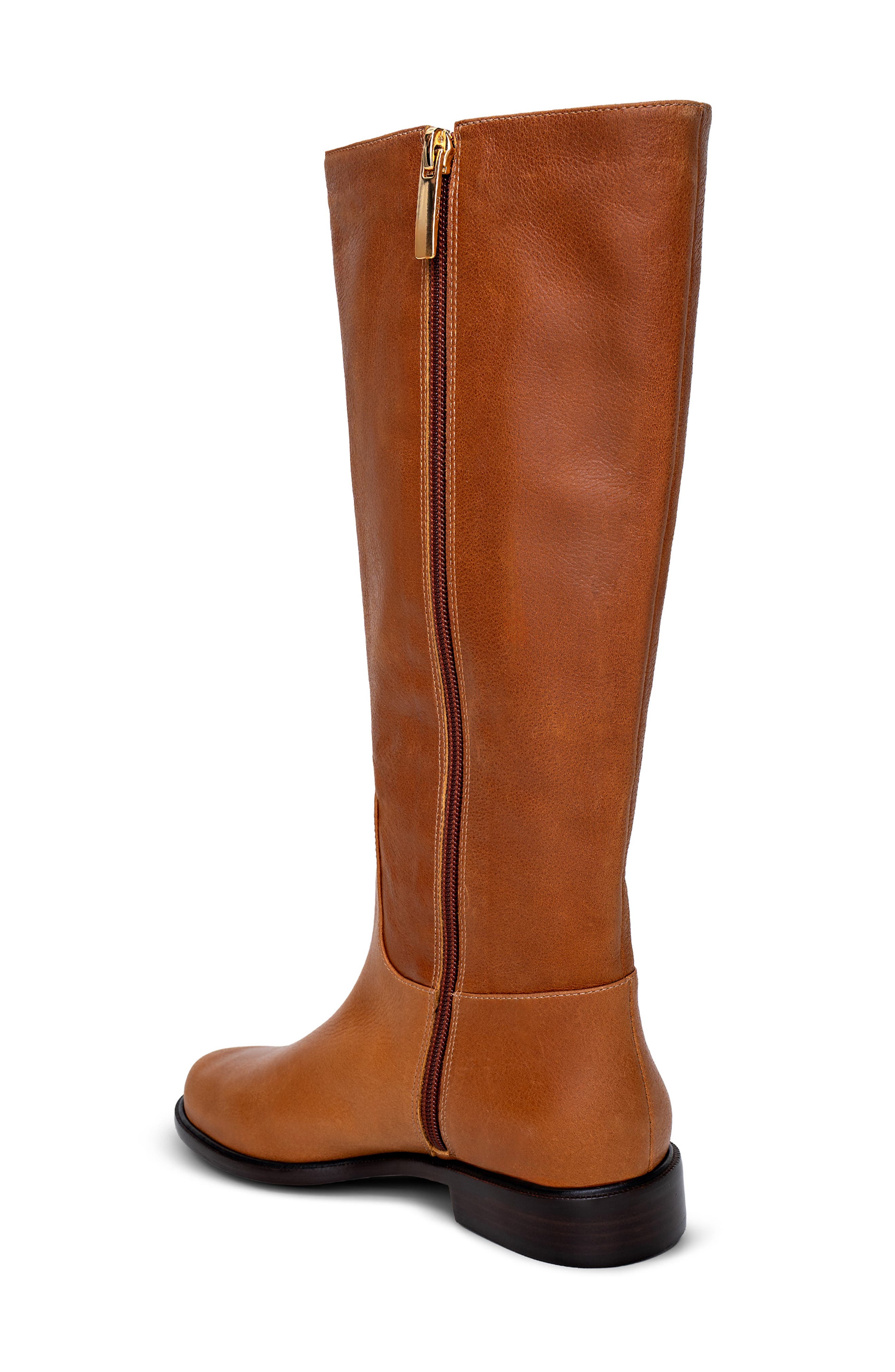Oceana Knee High Boot, Alternate, color, COGNAC LEATHER