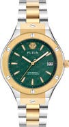 PHILIPP PLEIN Plein Underdog Green Dial Bracelet, 44mm