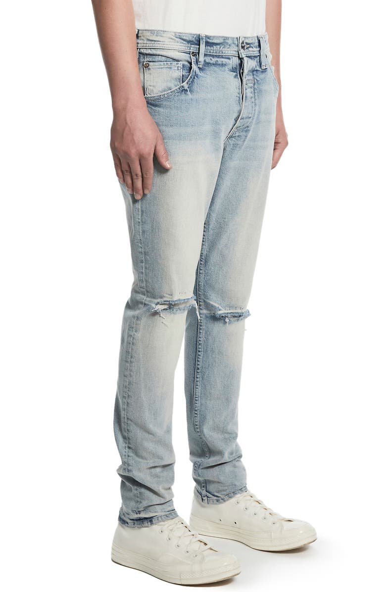 VAYDER Ripped Slim Fit Jeans, Alternate, color,