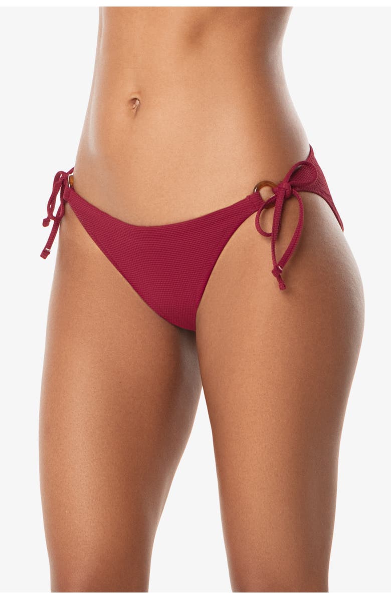 HELEN JON Tortoise Ring String Bottom, Alternate, color, Merlot Cora Texture