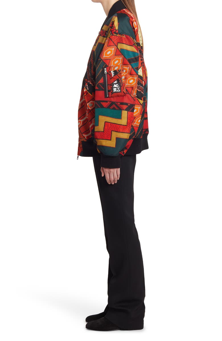 Etro Vanessa Oversize Reversible Bomber Jacket, Alternate, color,