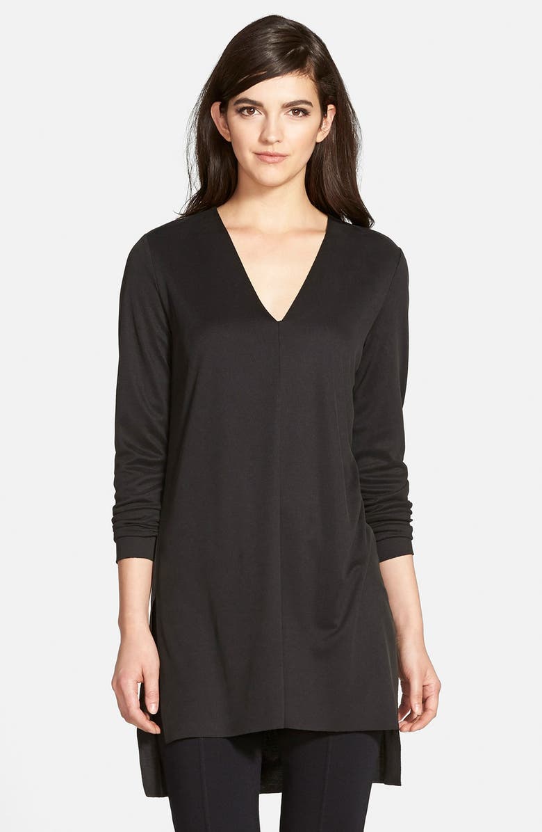 Trouvé Textured Knit Tunic, Main, color, 