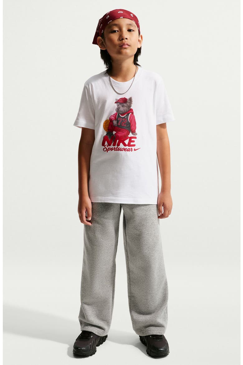 Kids' Graphic T-Shirt, Alternate, color, WHITE