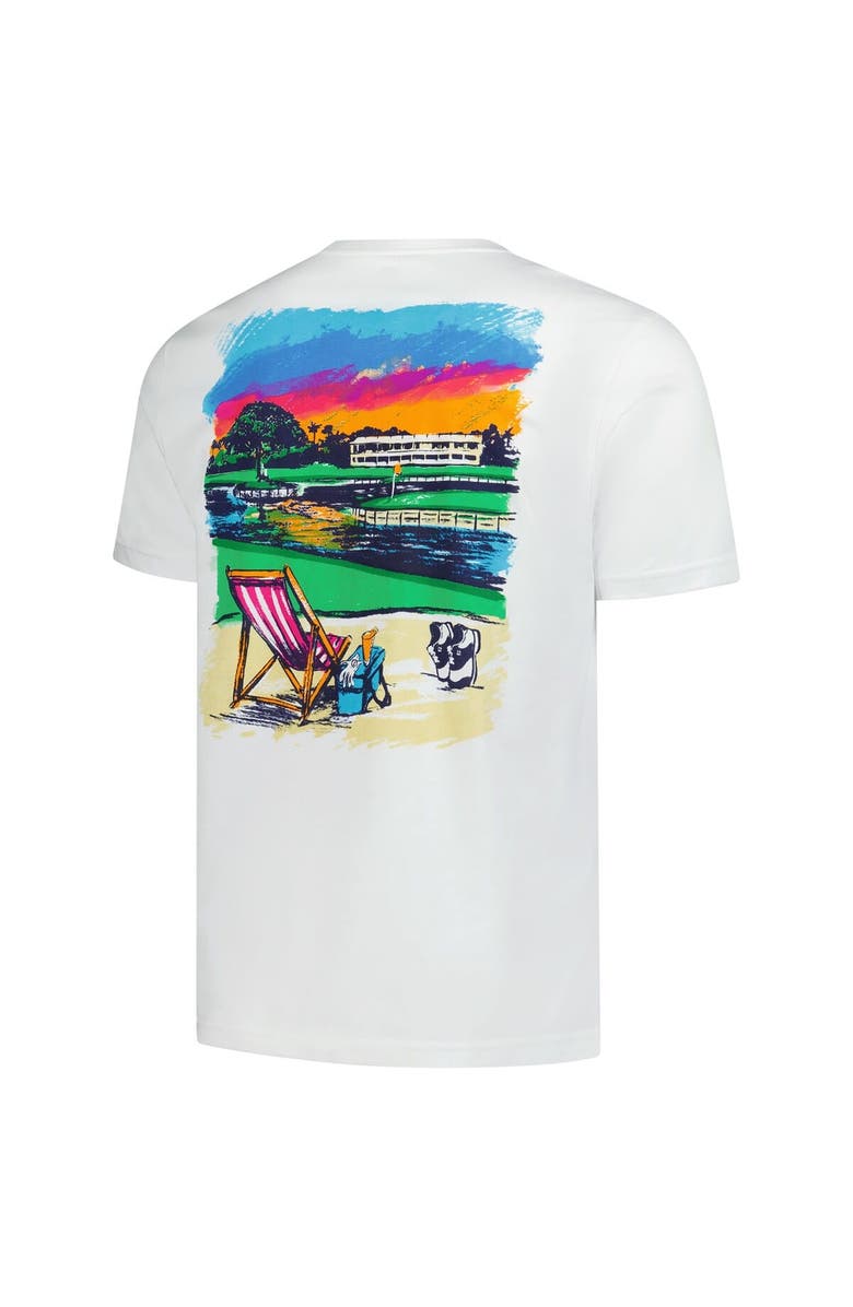 FOOTJOY Men's FootJoy  White THE PLAYERS Painting T-Shirt, Alternate, color, 