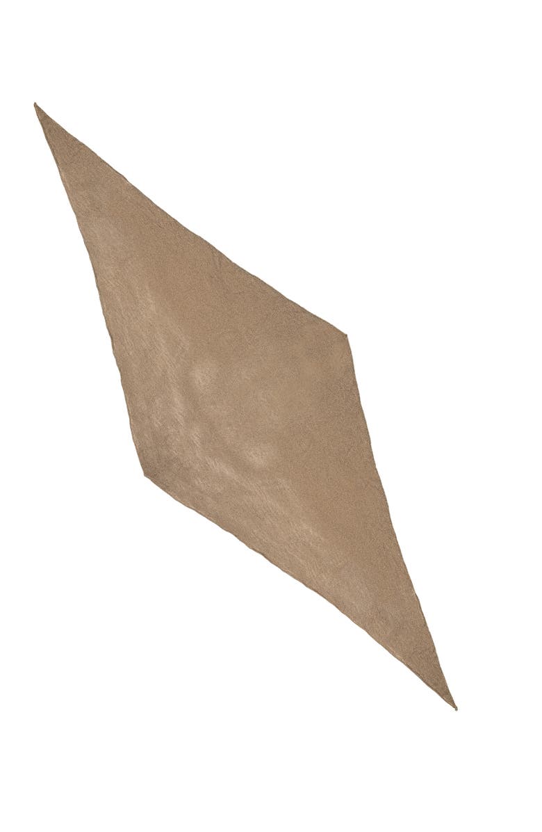 Lauren Ralph Lauren Knitted Diamond Scarf, Alternate, color, Platino Metallic