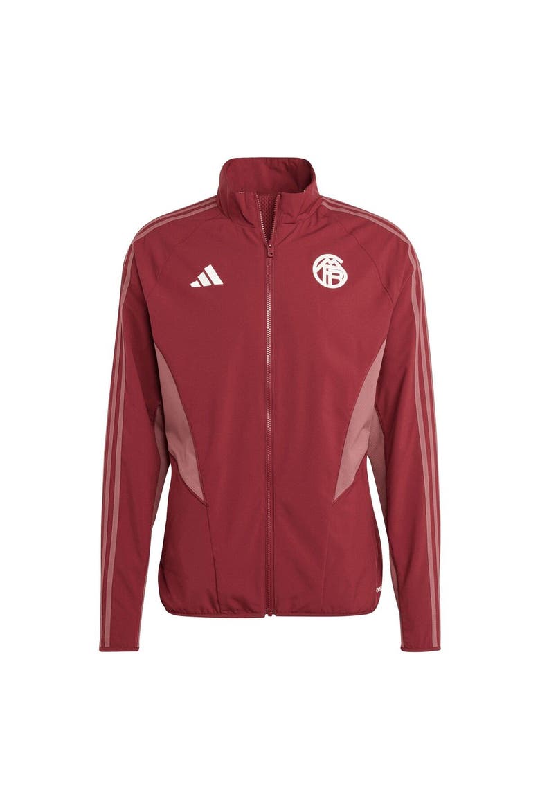 Men's adidas Red Bayern Munich 2023/24 Anthem Full-Zip Jacket, Main, color, Red