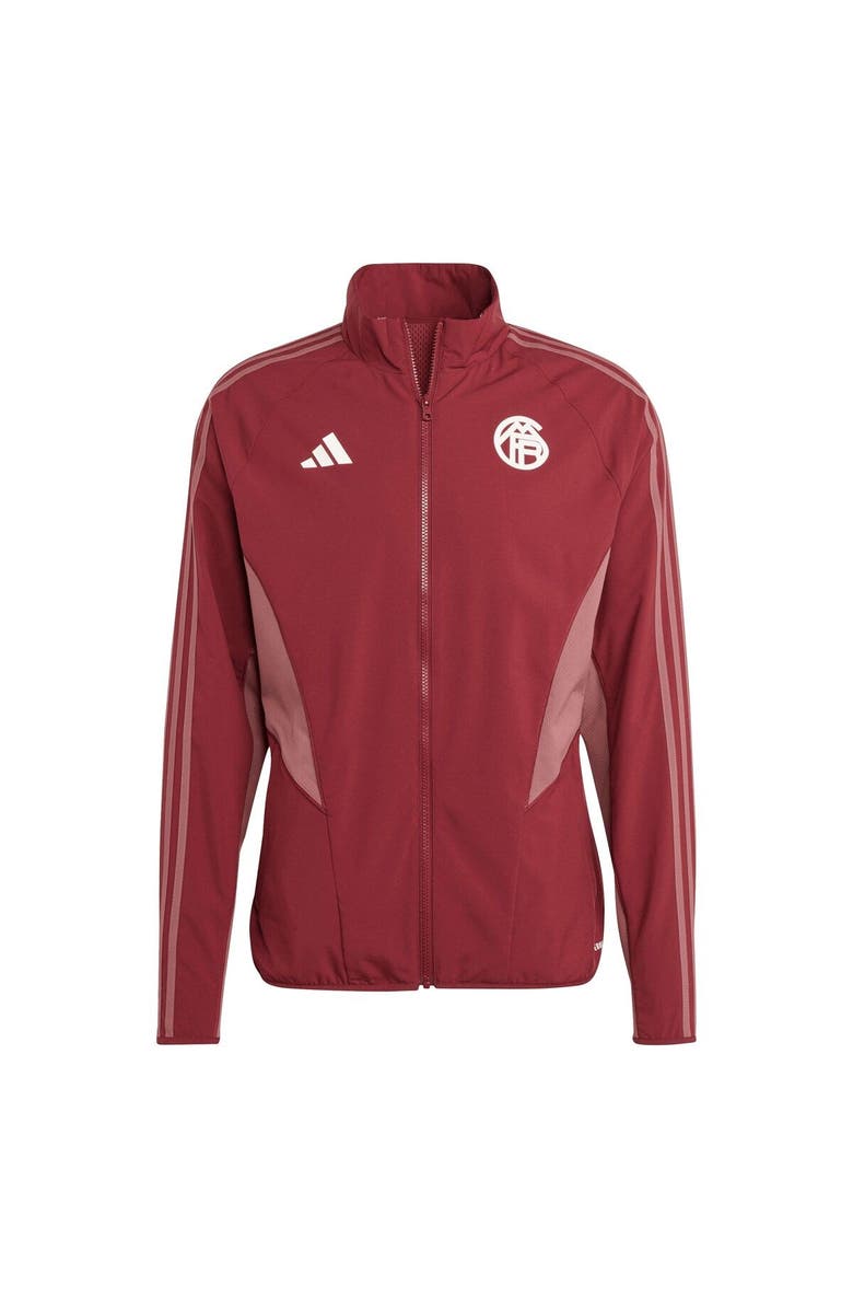 adidas Men's adidas Red Bayern Munich 2023/24 Anthem Full-Zip Jacket, Main, color, Red