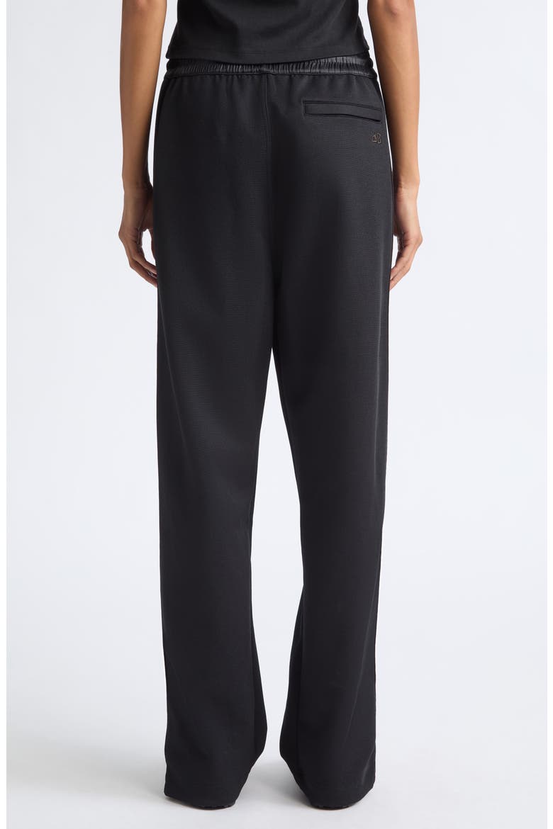 Om Track Pants, Alternate, color, BLACK